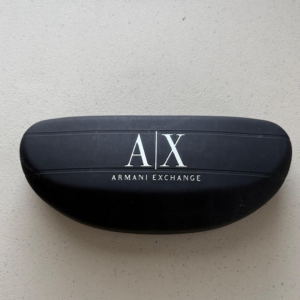 Armani Exchange Black Eyewear Case